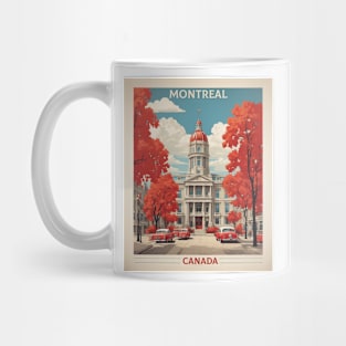 Montreal Canada Vintage Poster Tourism Mug